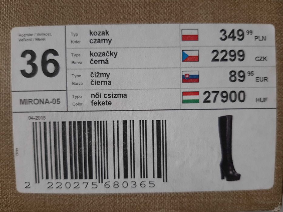 Kozaki skórzane LASOCKI
