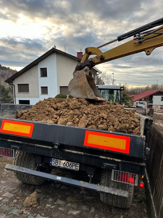 Wywóz ziemi , gruzu itp Koparka / załadunek Transport