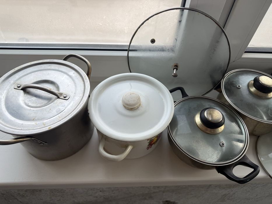 Набор кастрюль 7 кастрюль и 9 крышек