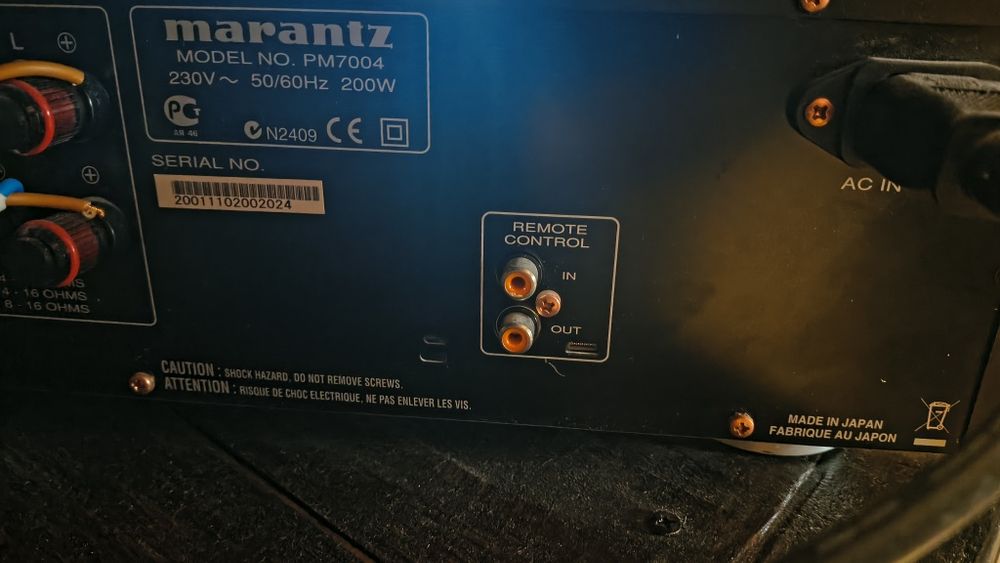 Marantz pm7004 made in Japan з пультом, естрадний динамік 30 см у подарунок.