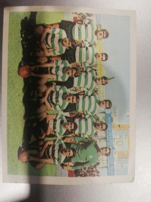 Cromo da equipa do SPORTING, 1967/68