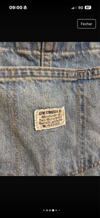 Jardineiras da Levi’s