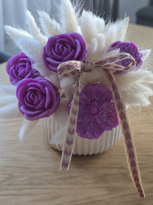 Flowerbox ze świec sojowych