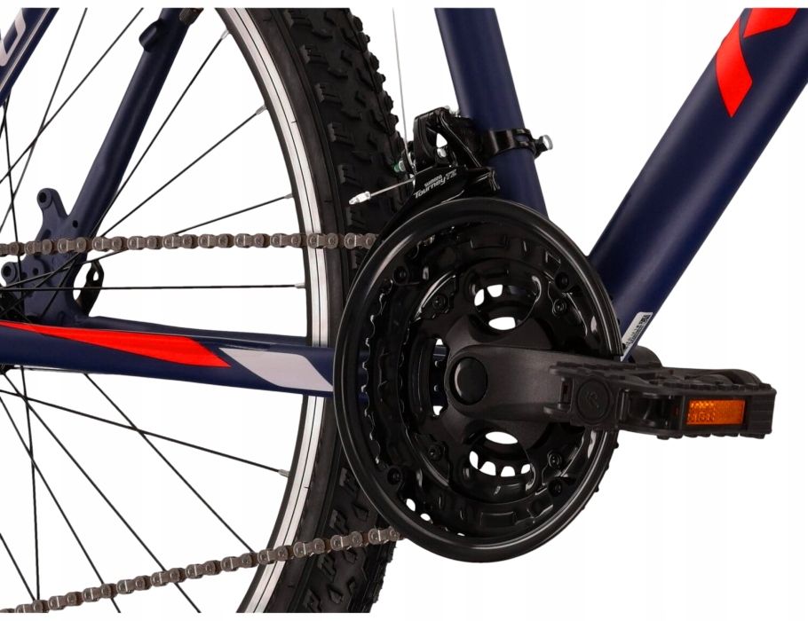 Rower Górski KROSS HEXAGON 1.0 Roz S 17 Koła 26 Granatowo-czerwony Mat