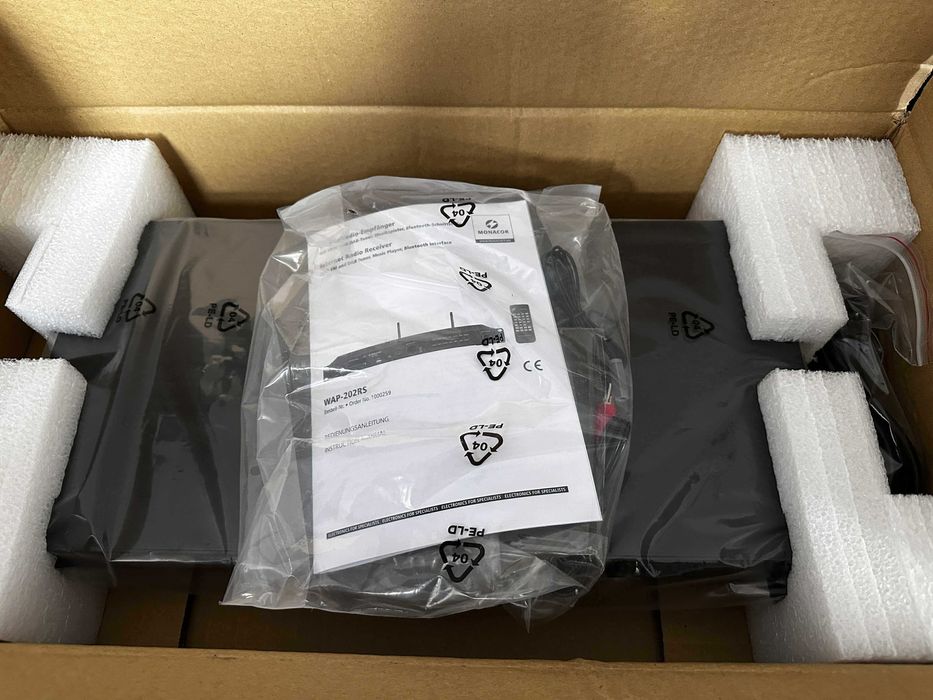 MONACOR WAP-202RS – Odtwarzacz MP3 z tunerem NOWY!