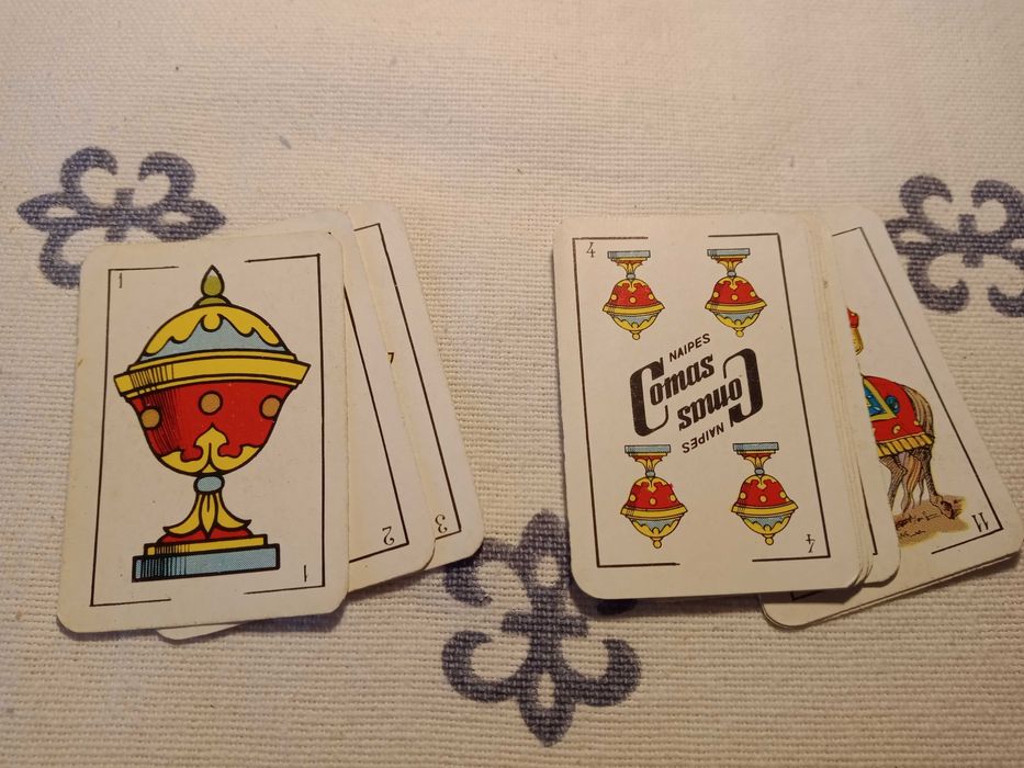 Baralho de cartas NAIPES COMAS - mini baralho (raro)