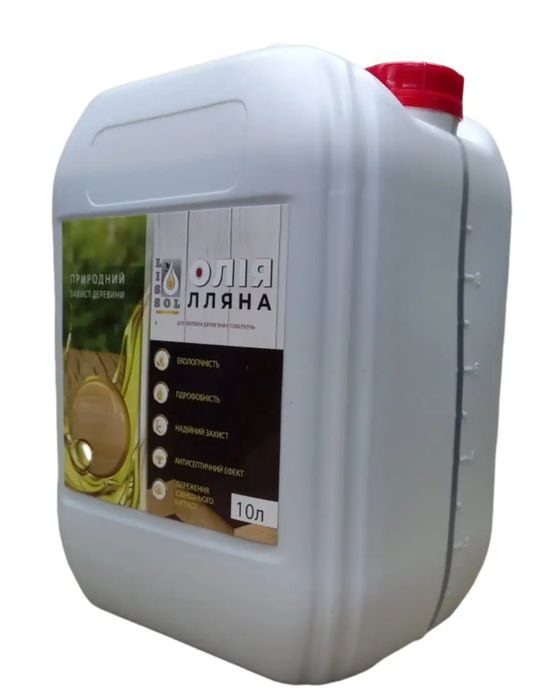 Олія лляна LISSOL 10 л для дерева