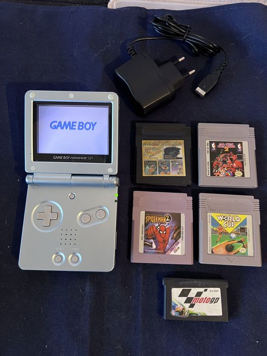 Gameboy advance sp e jogos