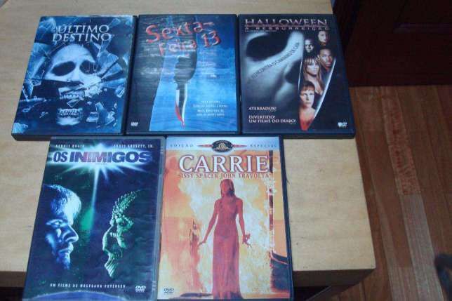 lote 13 filmes terror, ,bugs, etc