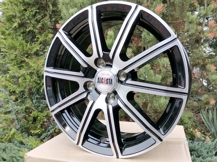 Alu felgi 15 4x100 ALCASTA fiat punto evo opel corsa d e