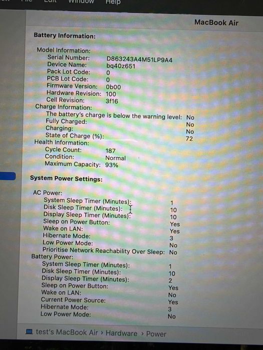 Macbook Air M2 15" 2023 8GB RAM 256GB SSD Silver Bateria 93% / Sklep iTOP Muranów [46075]