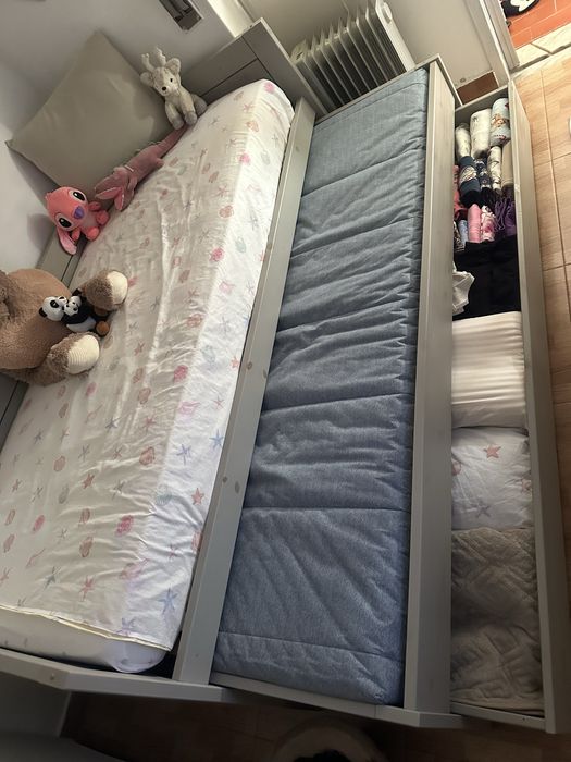 Cama gavetão faz 3 camas