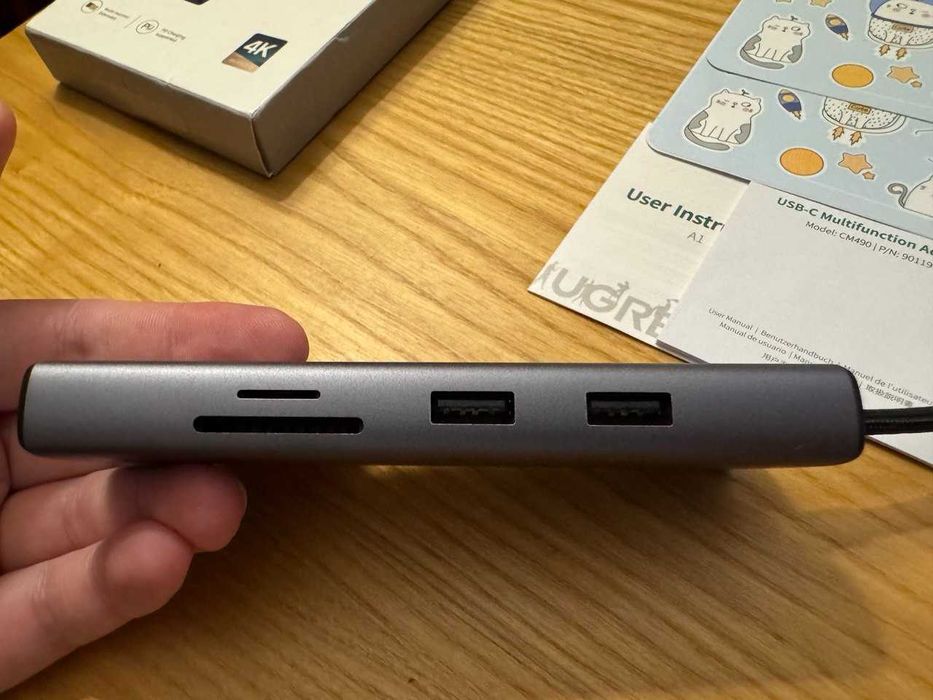 USB-хаб Ugreen CM490 - 9 в 1 USB-C 2xHDMI , Ідеальний СТАН!