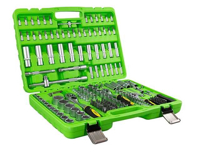 Jogo Chaves Cx.1/4"-3/8"-1/2" Sextavadas 179 Peças | JBM 53892