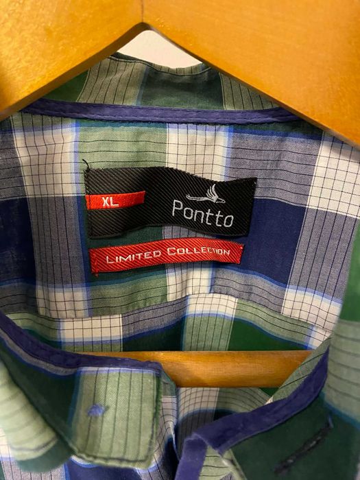 Koszula męska w kratkę XL