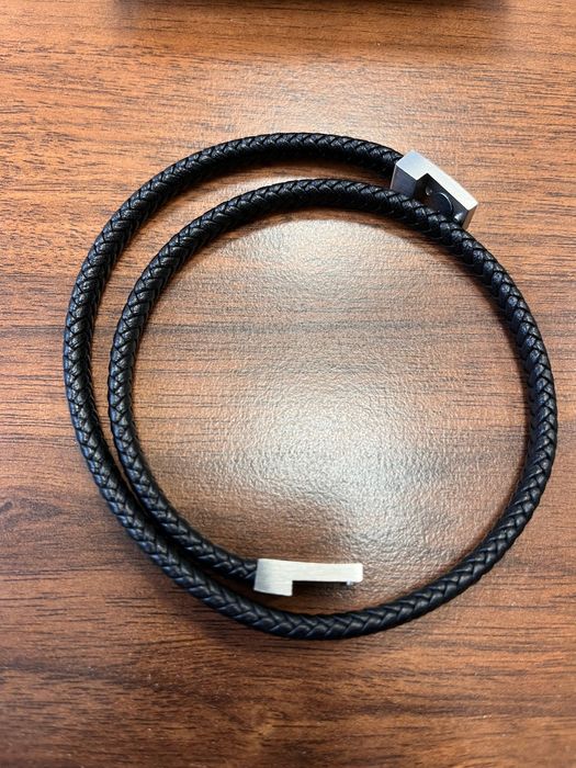 Bransoletka Lancerto - skóra i metal ;)