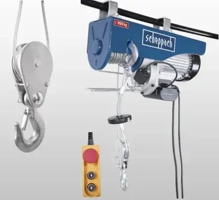 Электрическая таль стационарная Scheppach HRS1000 | Германия!!!