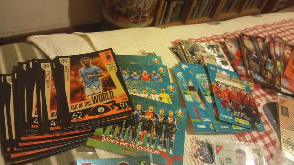 Lotes de cards e cromos
