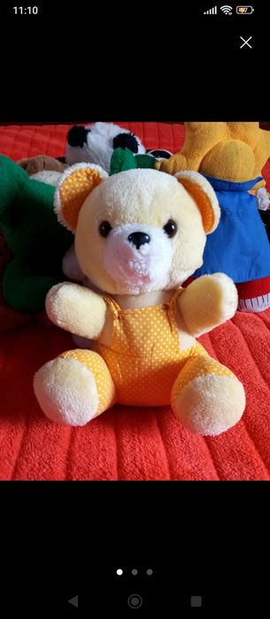 Peluche ursinho amarelo