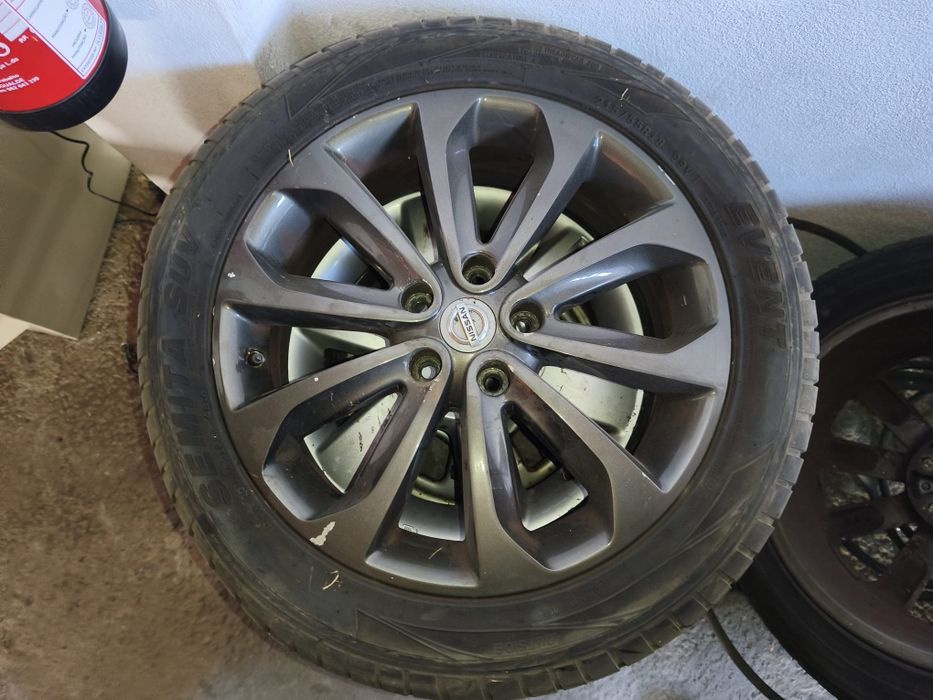Jogo de 4 jantes 18" Nissan qashqai