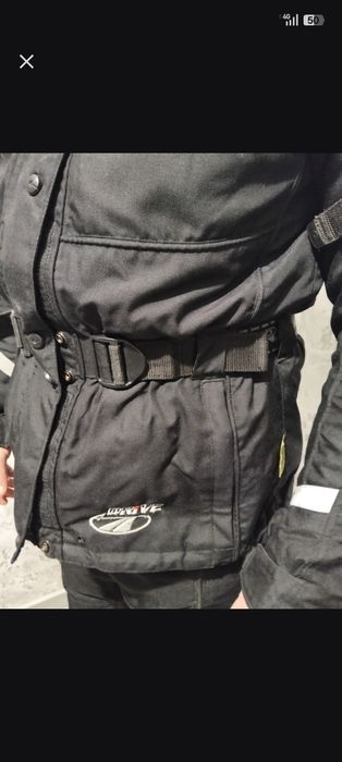 Мотокостюм DRIVE Polo текстиль чёрный демисезон — куртка L,