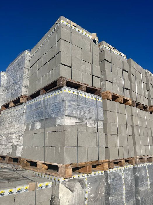 Шлакоблок 19х19х40 вес 20 кг. 25грн. ОПТ\РОЗ.