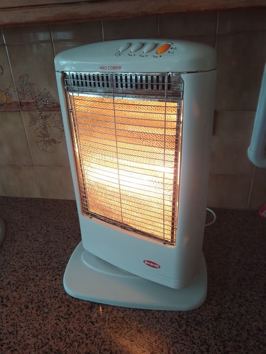 Aquecedor radiador de halogénio casa quarto sala apartamento vivenda.