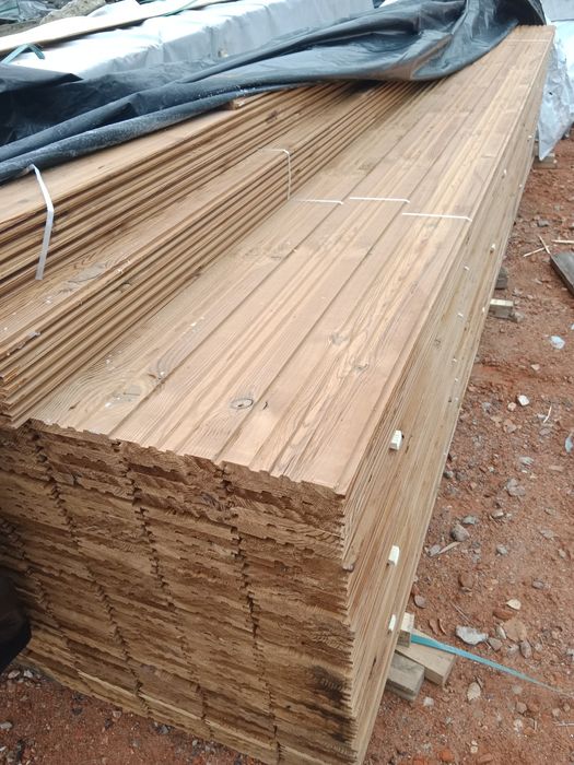 Thermo sosna 19x142 micro faza elewacja podbitka deska