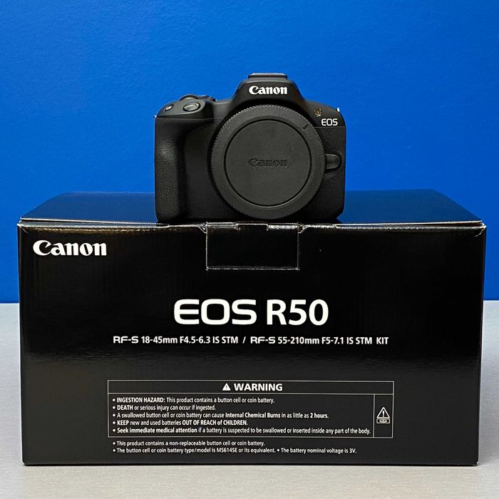 Canon EOS R50 (Corpo) - 24.2MP