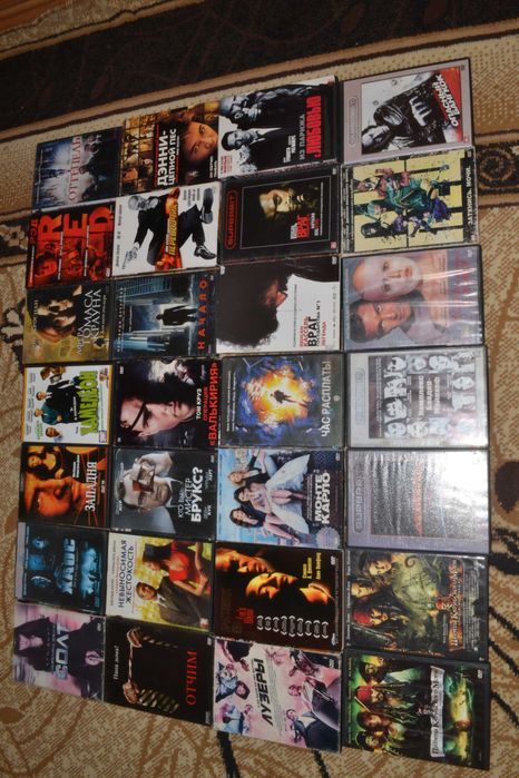 Заводские ДВД диски с лучшими зарубежными фильмам  (много фото)