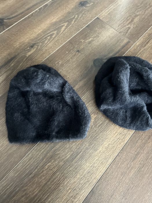 Komplet czapka komin czarny damska jak nowa uni