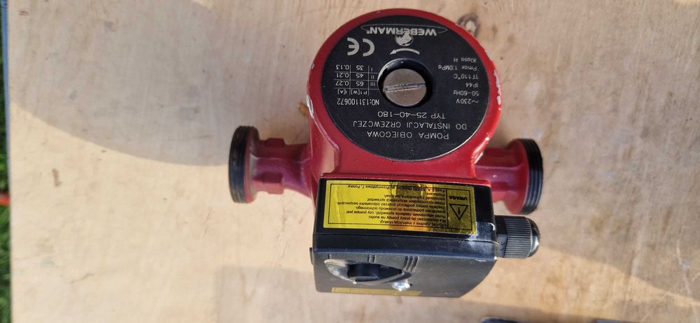 Pompa obiegowa do instalacji grzewczej - Weberman