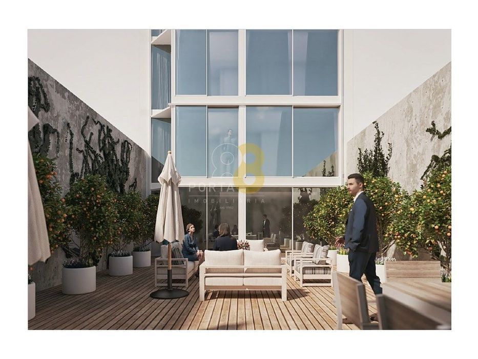 T1 com terraço em Matosinhos