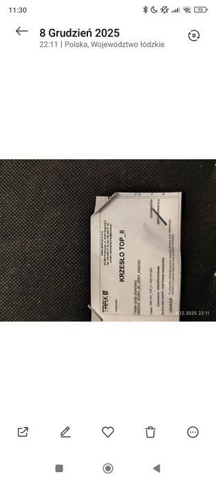 Sprzedam tanio używane krzesła do salonu