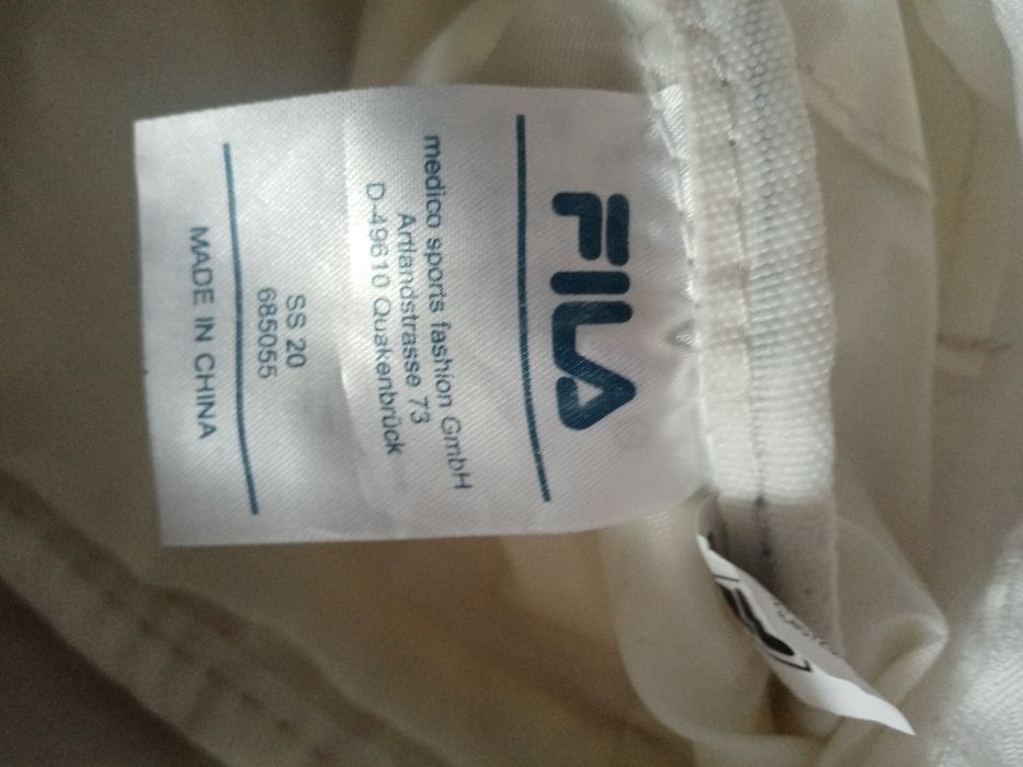 Bolsa branca cintura Fila (original)