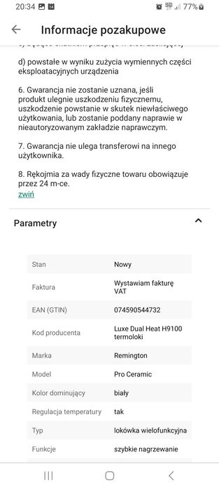 Termoloki Wałki termiczne