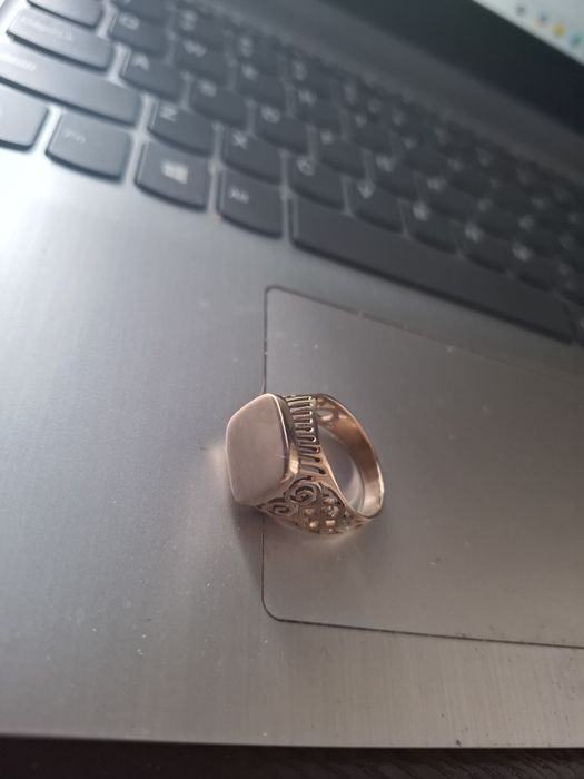 Sygnet męski złoto 583 średnica 21mm