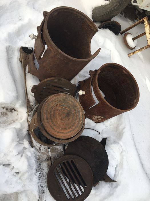 Буржуйка чугун СССР