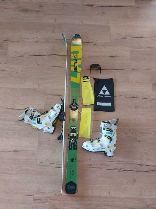 Zestaw skiturowy, freeride ZAG UBAC TEAM U-86 156cm