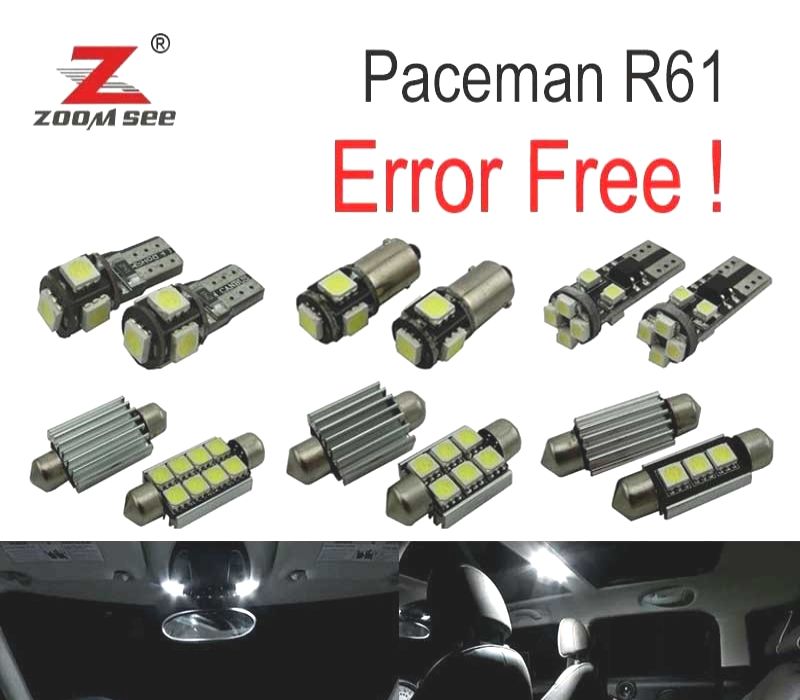 KIT 19 LAMPADAS LED INTERIOR PARA MINI COOPER PACEMAN R61 12-