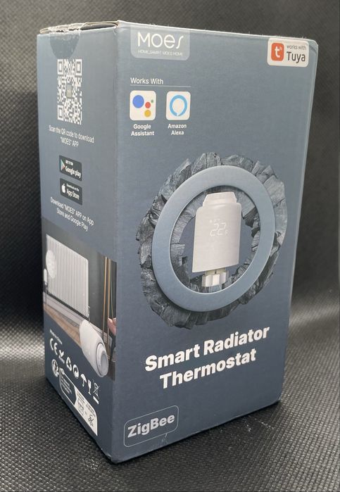 Tuya Moes TRV przejściówki adaptery do grzejników
