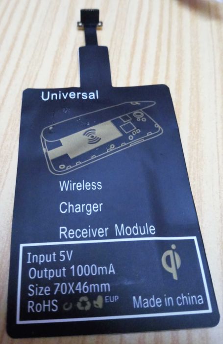 Kit Carregamento Wireless Base Receptor Sem Fio Universal