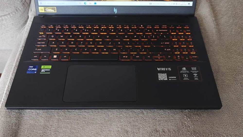 Laptop Acer Nitro Rtx 5060, 32gb ram,Intel  i9