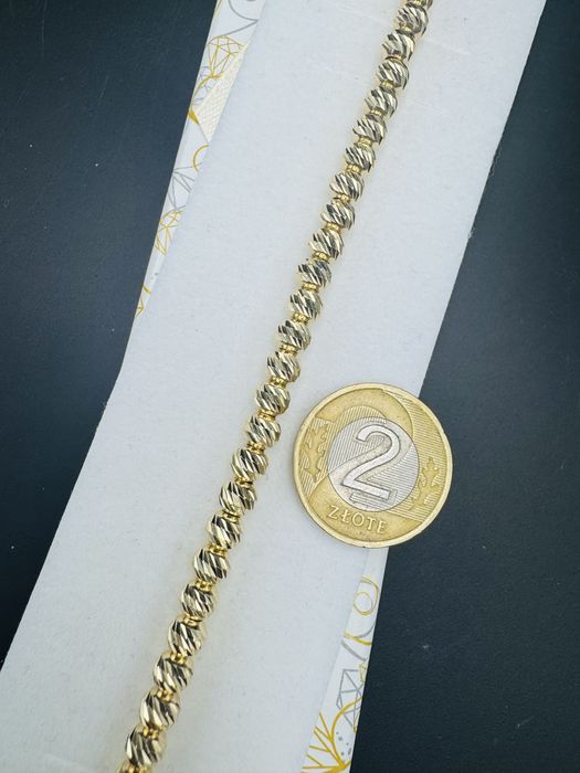 Nowa zlota bransoletka proba 585 waga 9,5g