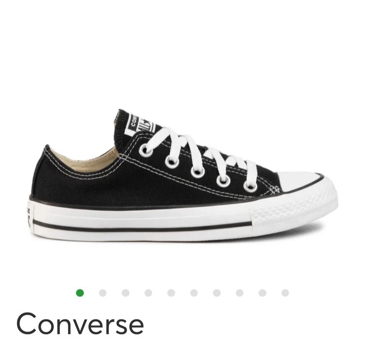 Converse Nowe extra Trampki Sneakersy niskie czarne rozm 36.5 _ 24 cm