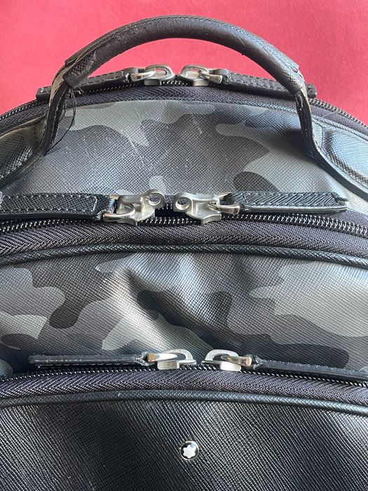 Mochila MONTBLANC PELE PRETA - CAMOUFLAGE GREY