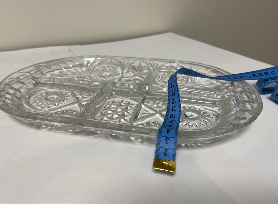 тарілка для «нарізок» кришталь