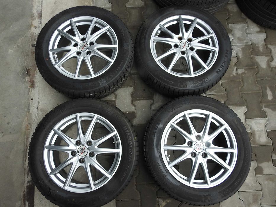 4x Alufelgi 5x114,3 17'' 7J ET35 RONAL 21r NISSAN RENAULT +TPMS DEMO