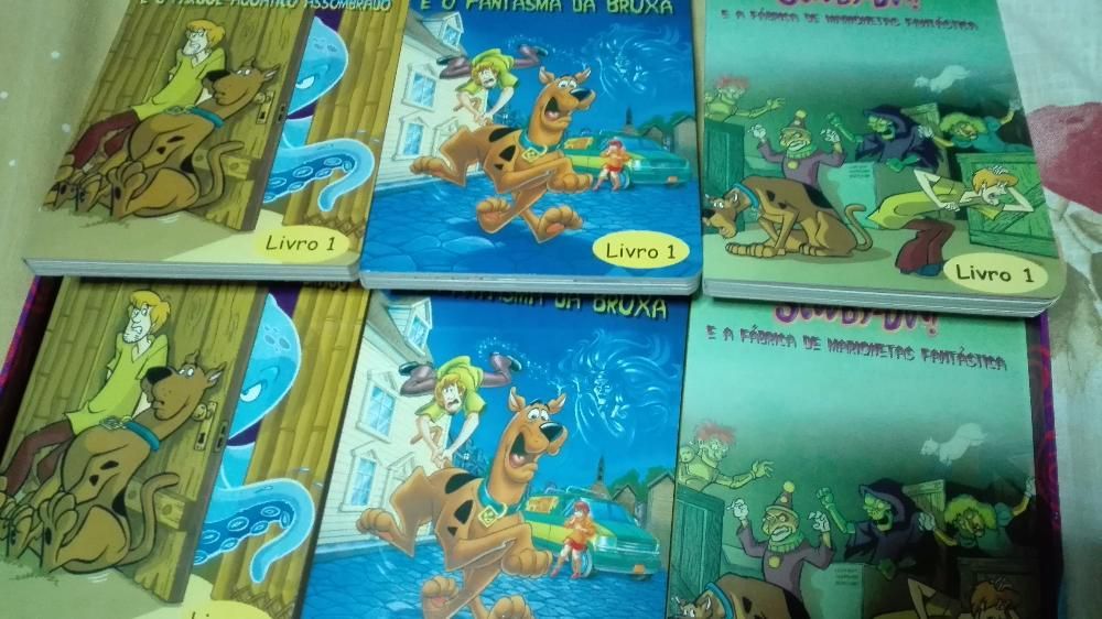 Coleção de 6 livros infantis - Scooby-Doo