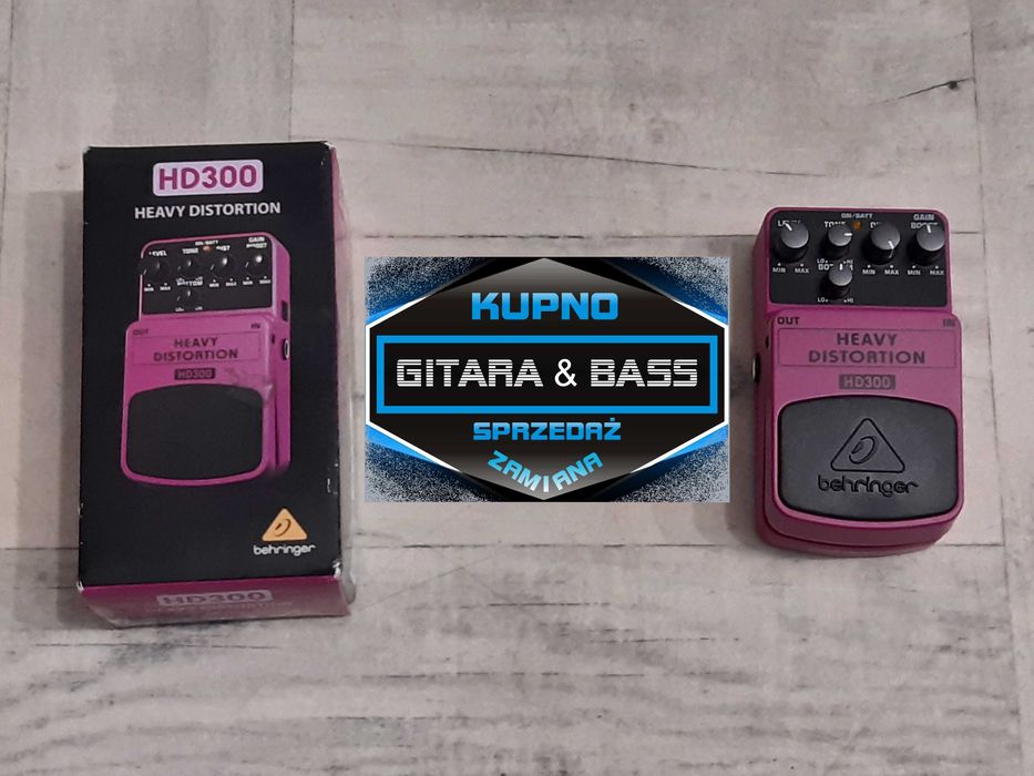 Efekt Gitarowy Behringer Heavy Distortion - wysyłka lub dodam Gratis